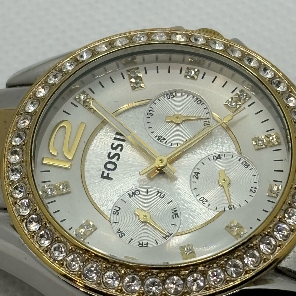 Fossil Riley Es3204 Multifunction Crystal Watch - image 3